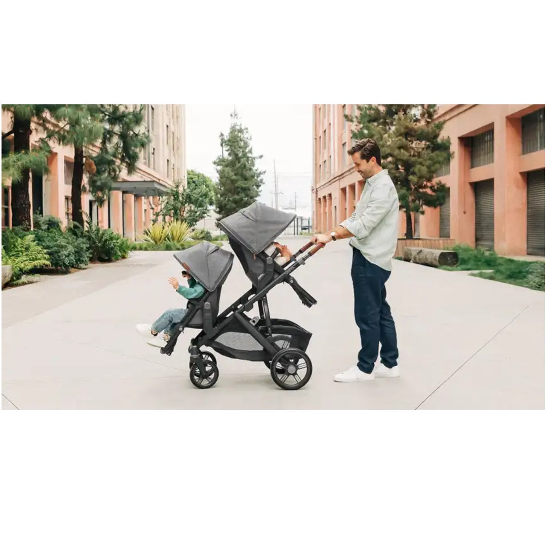 Uppababy  Vista V3 - Stroller Jake Charcoal/Carbon Frame/Black Leather