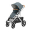 Uppababy Vista V3 Stroller - Callum Stone Blue/Silver Frame/Sand Leather