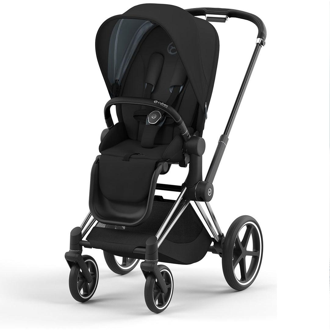 Carrinho De Bebê Cybex Priam 4 Black Deep Black - Cybex Babytunes