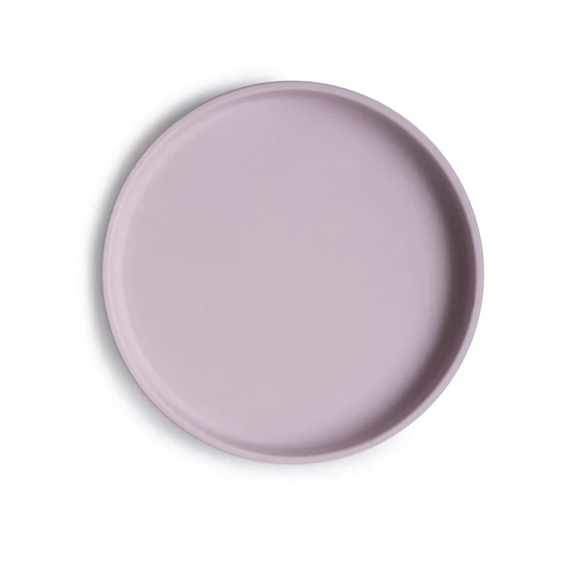 Mushie - Classic Silicone Suction Plate BPA-Free Non-Slip Design Soft Lilac