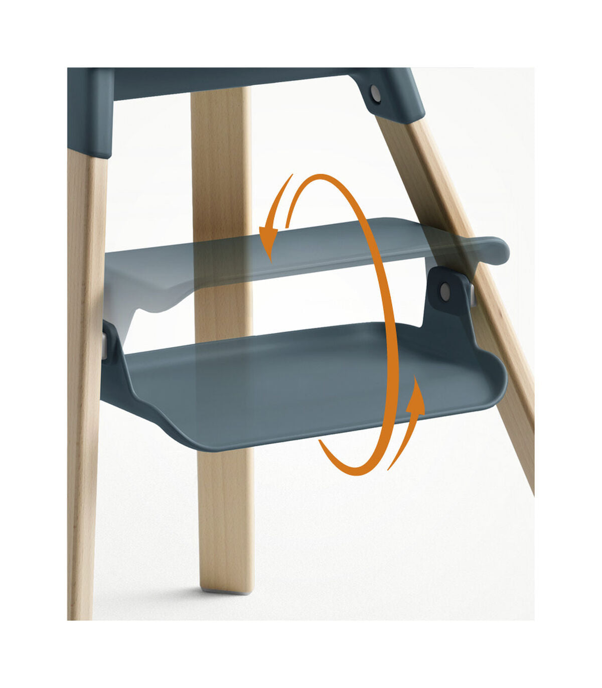 Stokke Clikk High Chair - Fjord Blue - Luna Baby Store Miami