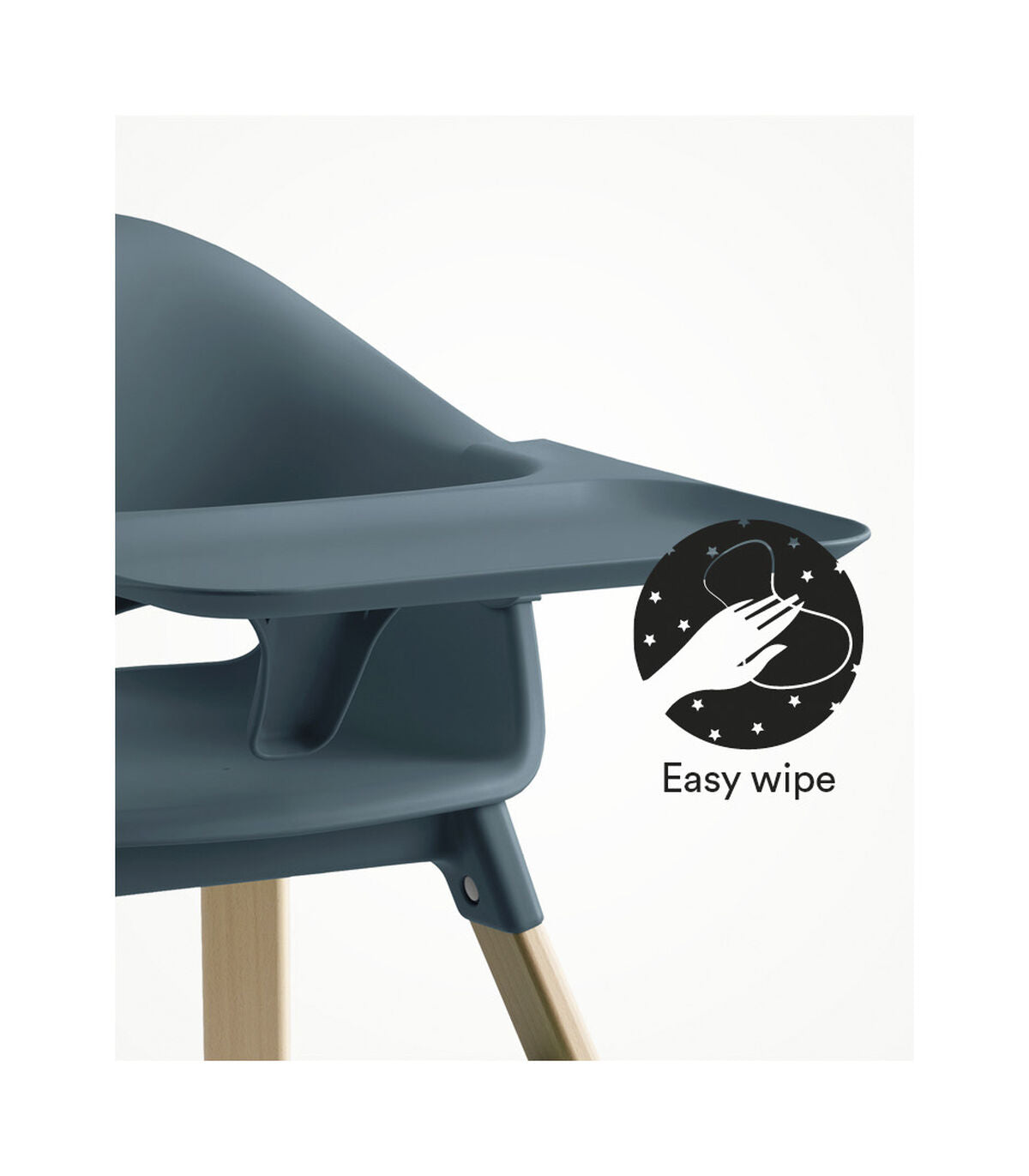 Stokke Clikk High Chair - Fjord Blue - Luna Baby Store Miami