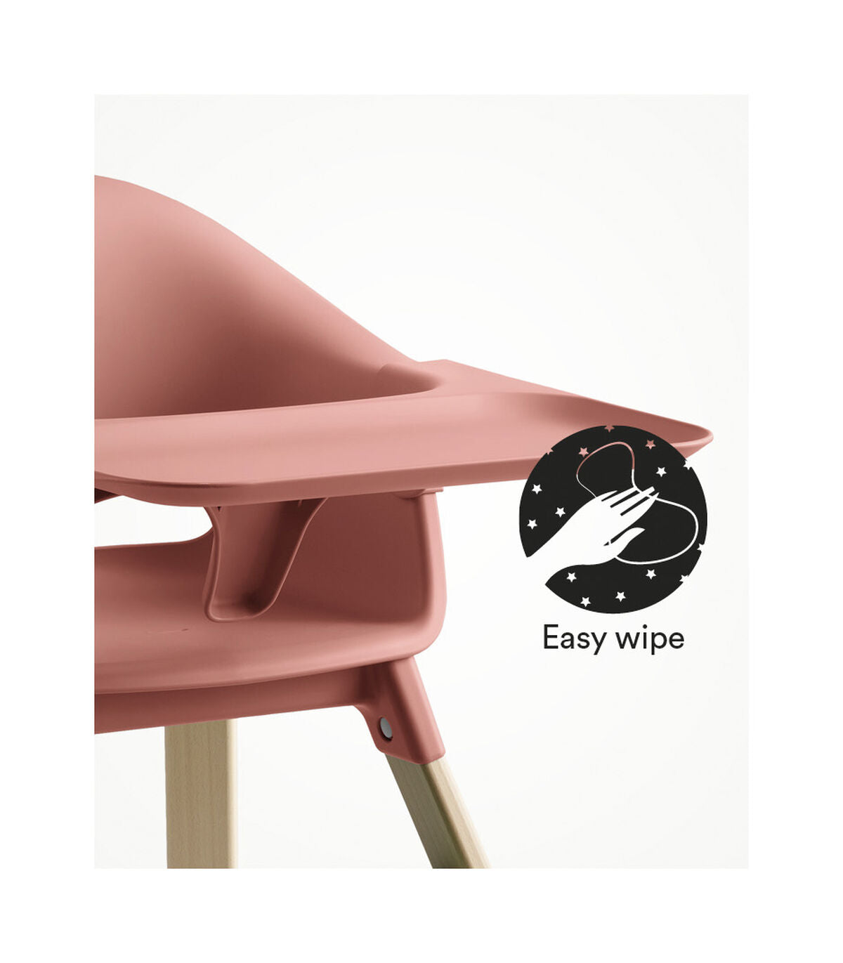 Stokke Clikk High Chair - Sunny Coral - Luna Baby Store Miami