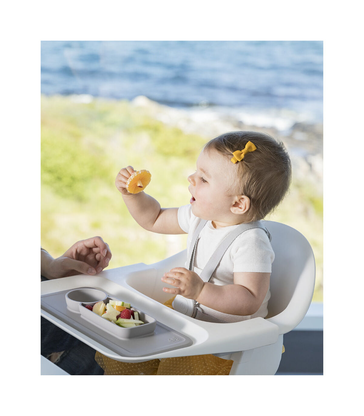 Stokke Clikk High Chair - White - Luna Baby Store Miami