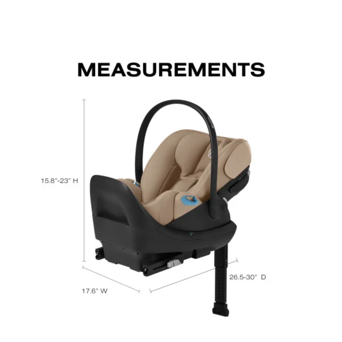 CYBEX Cloud G Pro Comfort Extend Infant Car Seat - Almond Beige