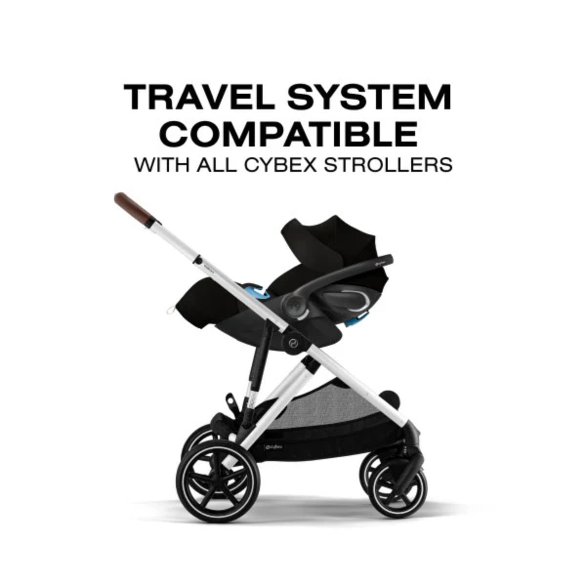 CYBEX Cloud G Pro Comfort Extend Infant Car Seat - Moon Black