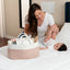 Comfy Cubs Rope Diaper Caddy - Blush on Luna Baby Store Miami
