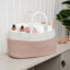 Comfy Cubs Rope Diaper Caddy - Blush on Luna Baby Store Miami