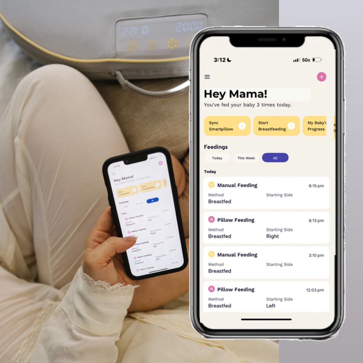 Comia Halo Smart Nursing Pillow