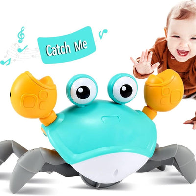 Control future Crawling Crab Baby Toy - Green