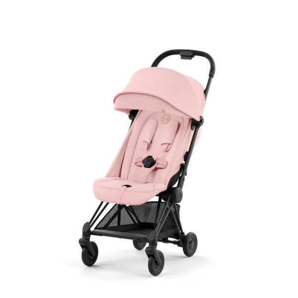 Cybex Coya Stroller Matte Black/Peach Pink - Luna Baby Store Miami