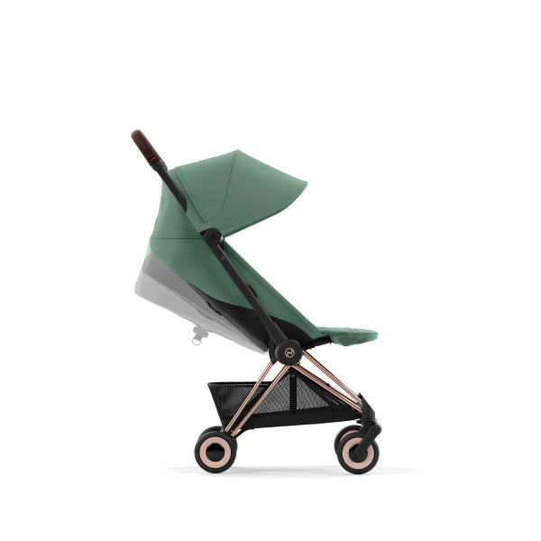 Cybex Coya Stroller Rose Gold/Leaf Green - Luna Baby Store Miami