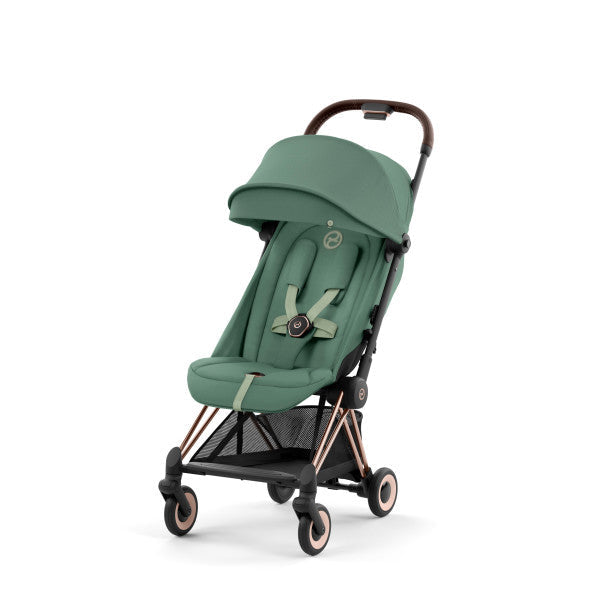 Cybex Coya Stroller Rose Gold/Leaf Green - Luna Baby Store Miami