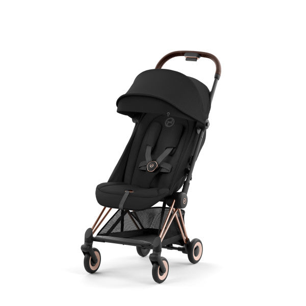 Cybex Coya Stroller Rose Gold/Sepia Black - Luna Baby Store Miami