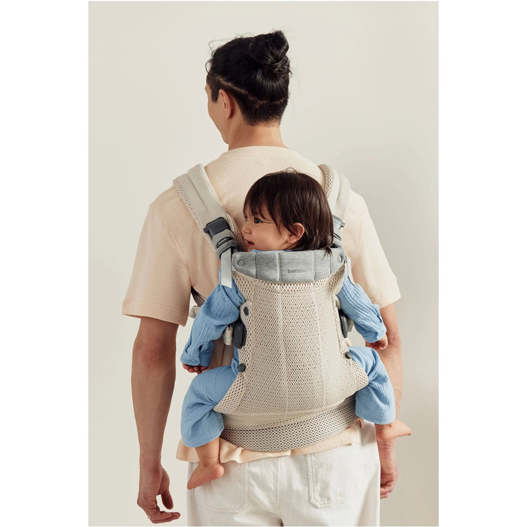 Canguru BabyBjörn Harmony 3D Mesh Cream - Four Carrying Positions