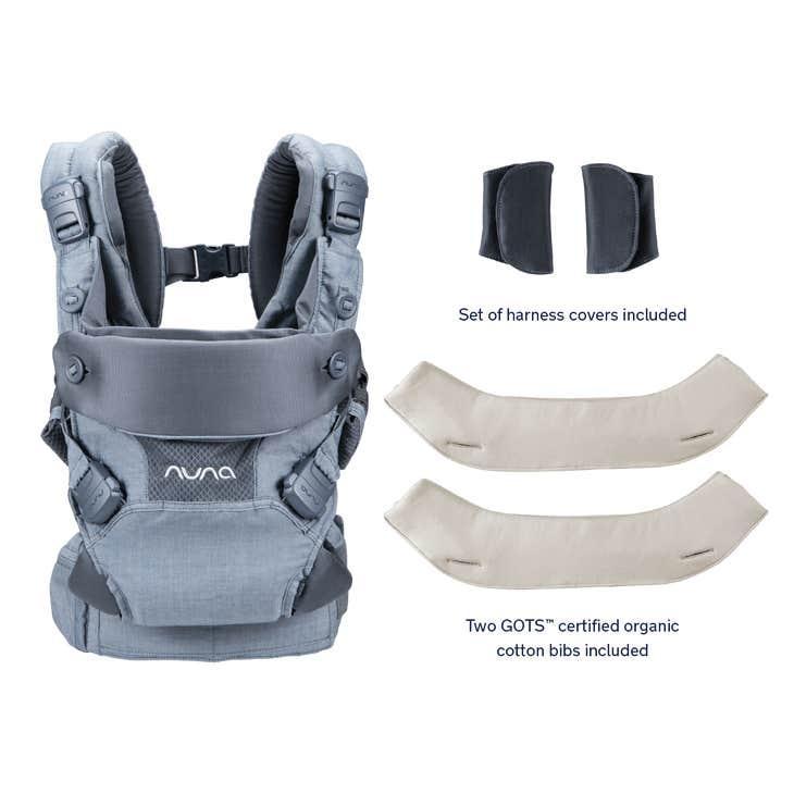 Nuna CUDL 4-in-1 Carrier Softened Denim - Premium Comfort for Parent & Baby