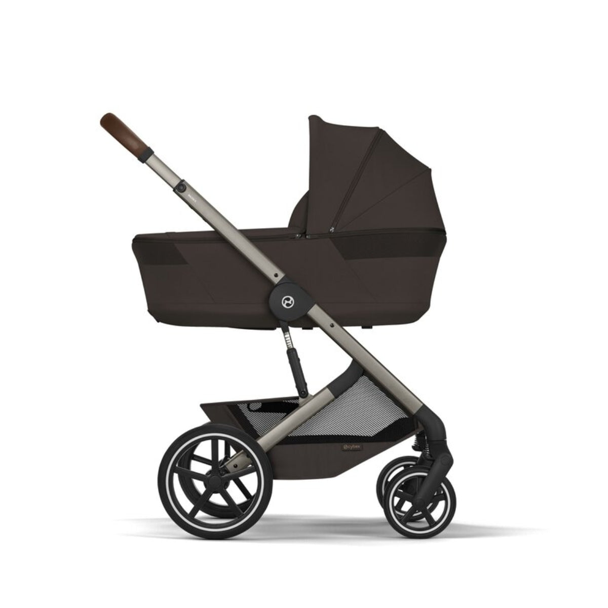 Cybex Balios S Lux Stroller - Taupe Frame / Chocolate Brown on Luna Baby Store Miami