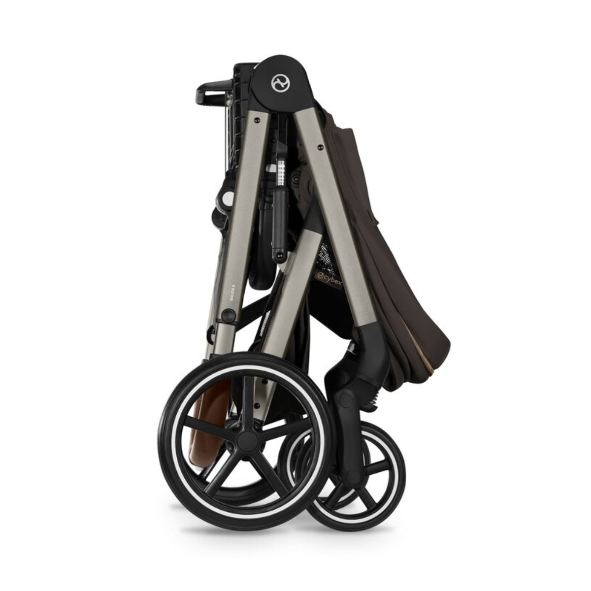 Cybex Balios S Lux Stroller - Taupe Frame / Chocolate Brown on Luna Baby Store Miami
