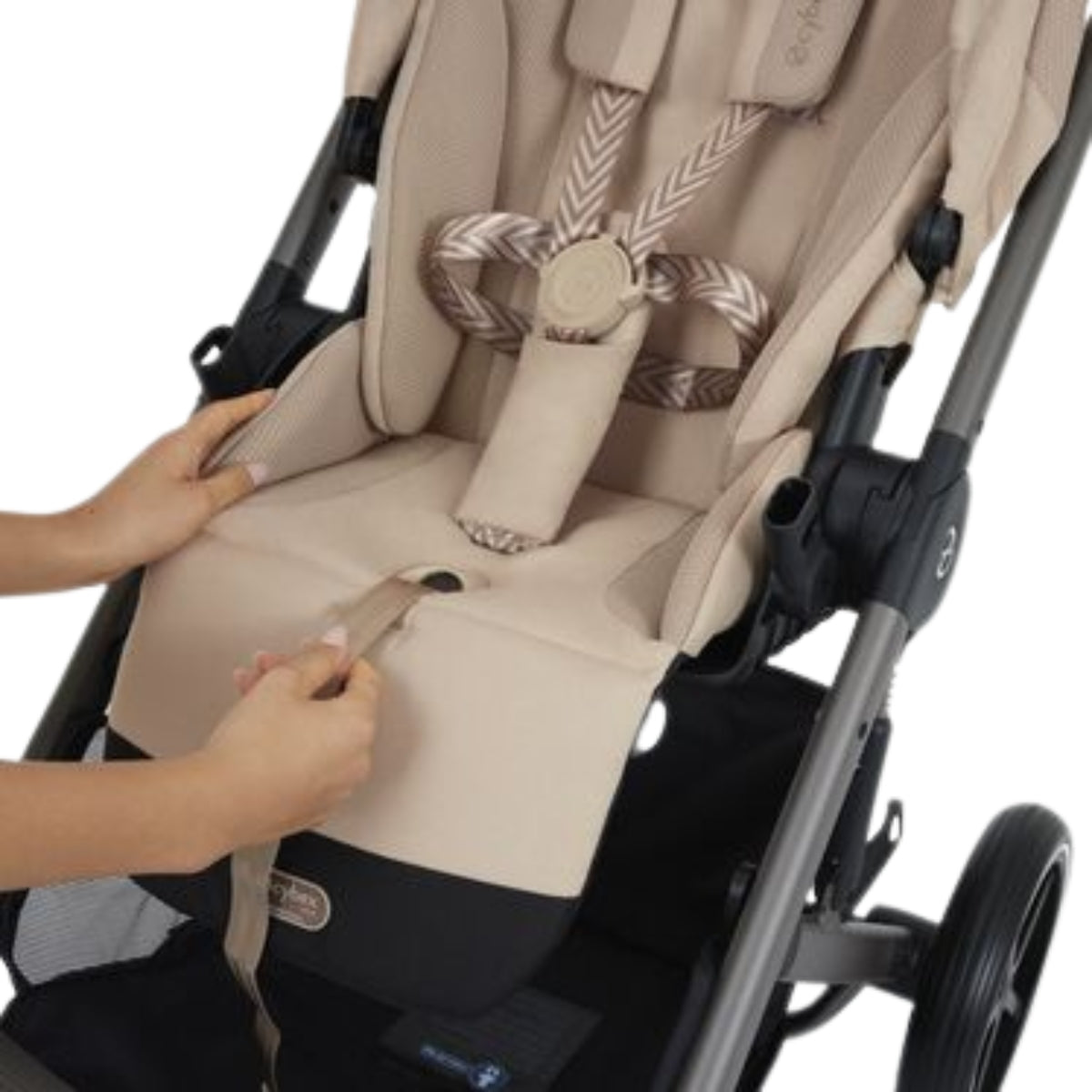 Cybex Balios S Lux Stroller - Taupe Frame / Chocolate Brown on Luna Baby Store Miami