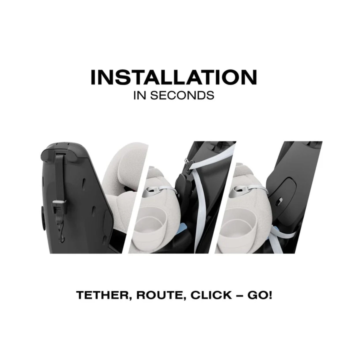 Cybex Callisto T 360 Rotating All-in-One Convertible Car Seat City Grey