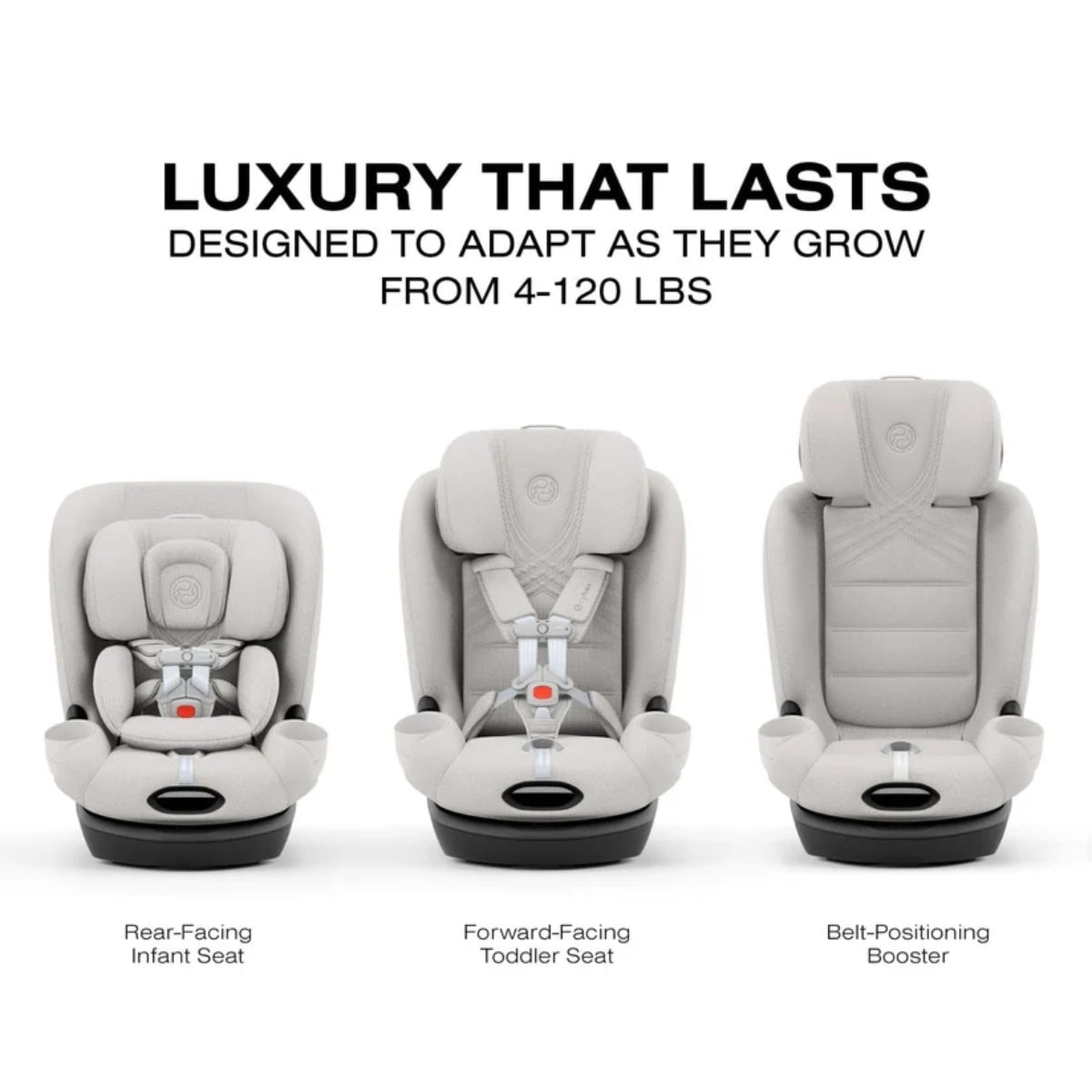 Cybex Callisto T 360 Rotating All-in-One Convertible Car Seat City Grey
