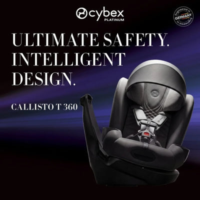 Cybex Callisto T 360 Rotating All-in-One Convertible Car Seat Peach Pink