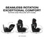 Cybex Callisto T 360 Rotating All-in-One Convertible Car Seat Sepia Black on Luna Baby Store Miami