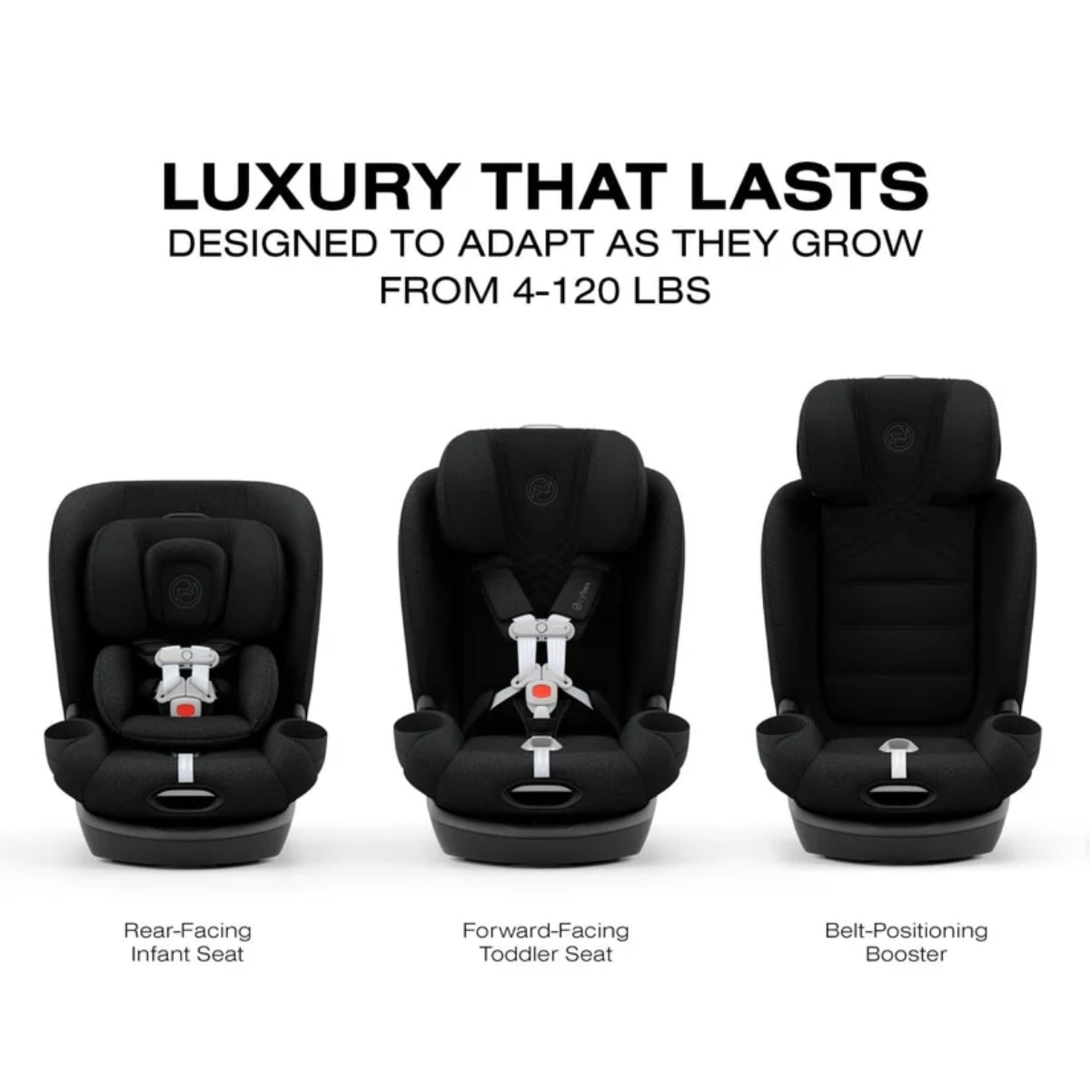 Cybex Callisto T 360 Rotating All-in-One Convertible Car Seat Sepia Black on Luna Baby Store Miami