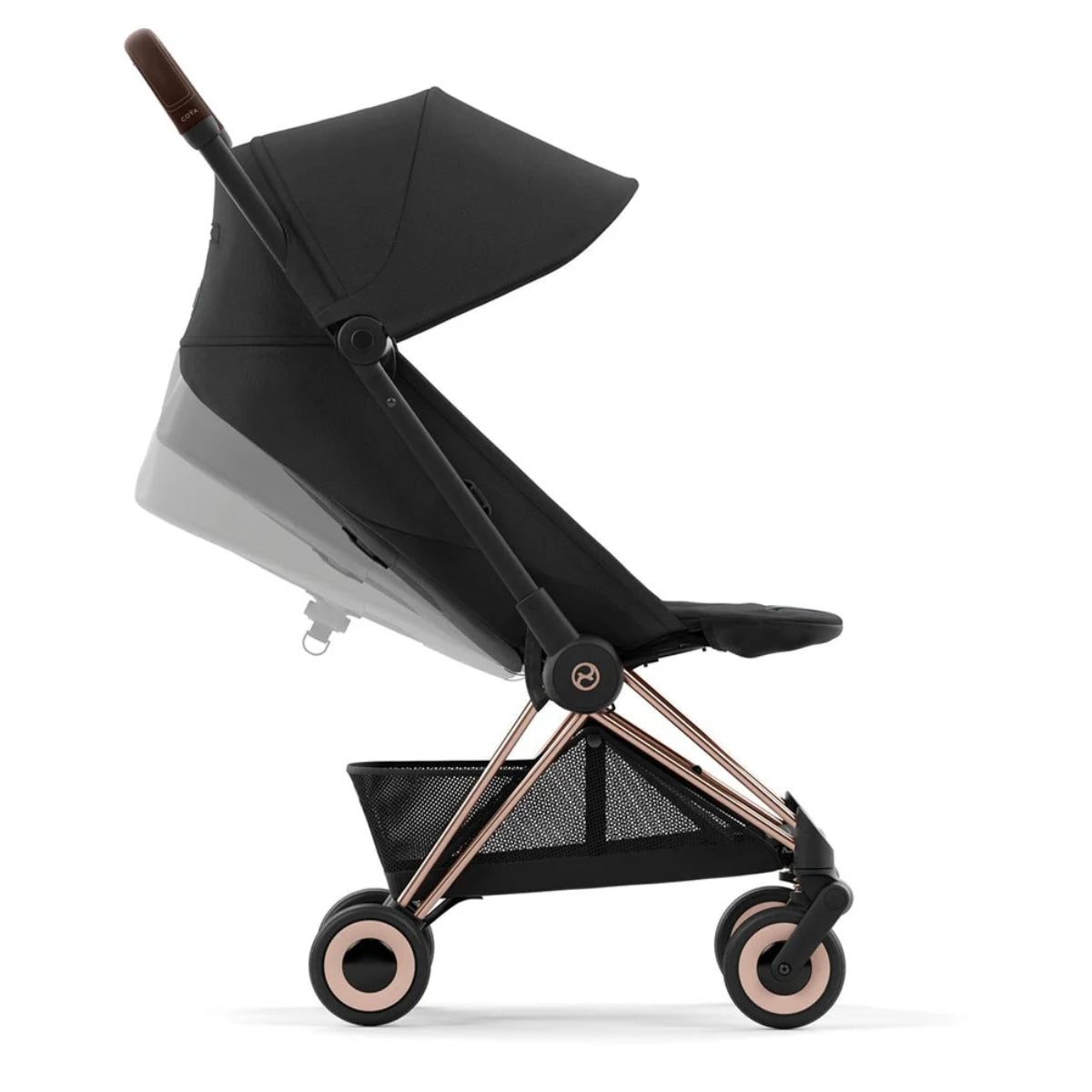 Cybex Coya Compact Stroller - Rose Gold / Sepia Black