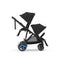 Cybex E - Gazelle S Stroller - Black Frame/ Moon Black Seat