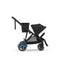 Cybex E - Gazelle S Stroller - Black Frame/ Moon Black Seat