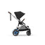 Cybex E - Gazelle S Stroller - Silver Frame/ Moon Black Seat