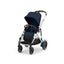 Cybex E - Gazelle S Stroller - Silver Frame/ Ocean Blue Seat