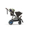 Cybex E - Gazelle S Stroller - Taupe Frame/ Chocolate Brown on Luna Baby Store Miami