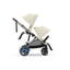 Cybex E - Gazelle S Stroller - Taupe Frame/ Seashell Beige Seat