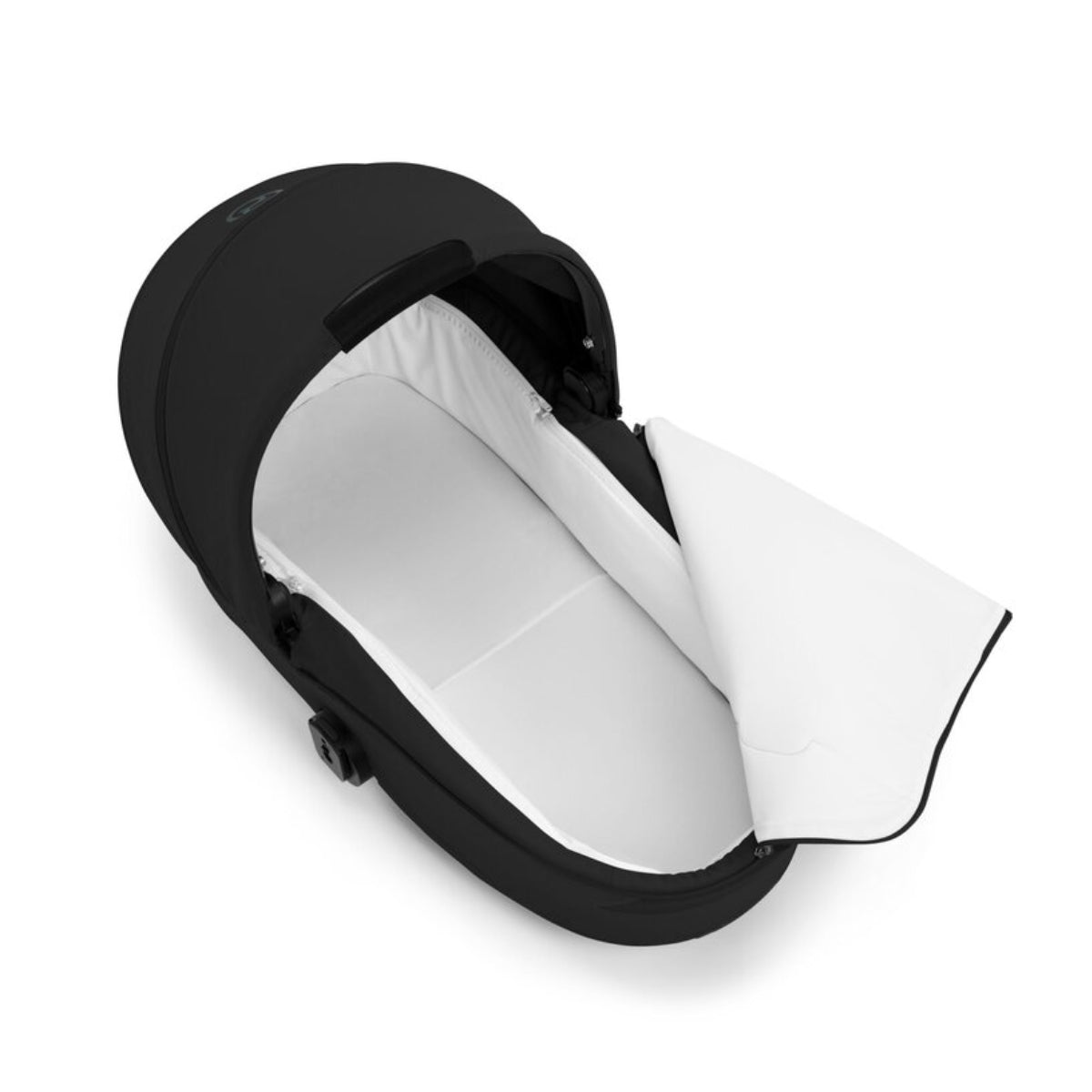 Cybex Gazelle Fold Cot - Moon Black on Luna Baby Store Miami