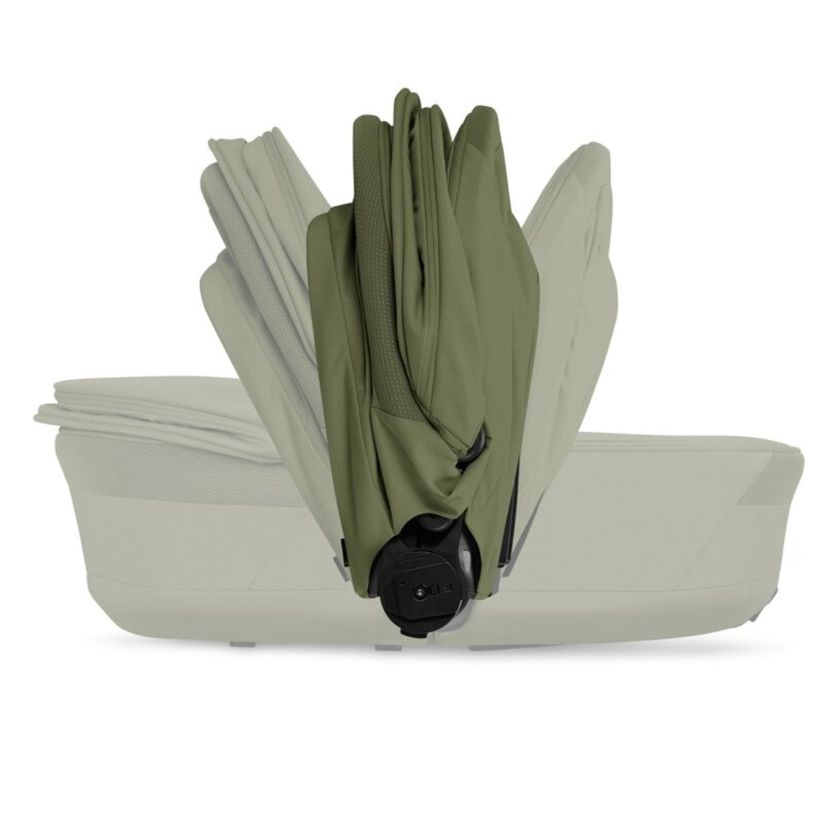 Cybex Gazelle Fold Cot - Moss Green