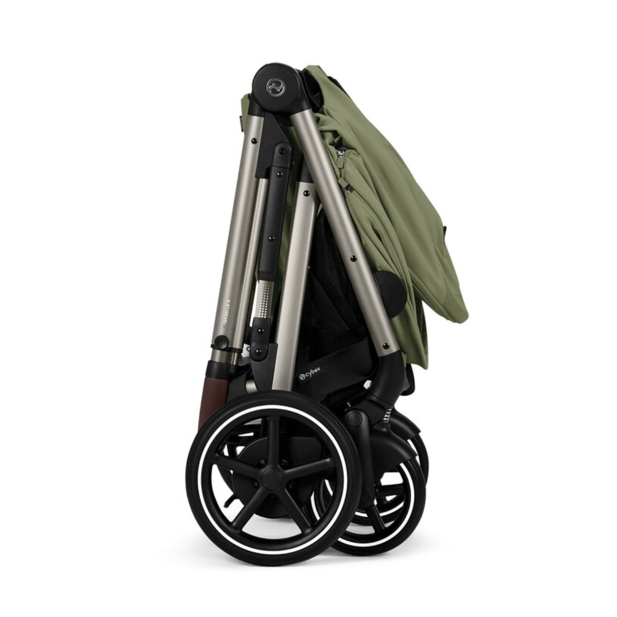 Cybex Gazelle Fold Cot - Moss Green on Luna Baby Store Miami