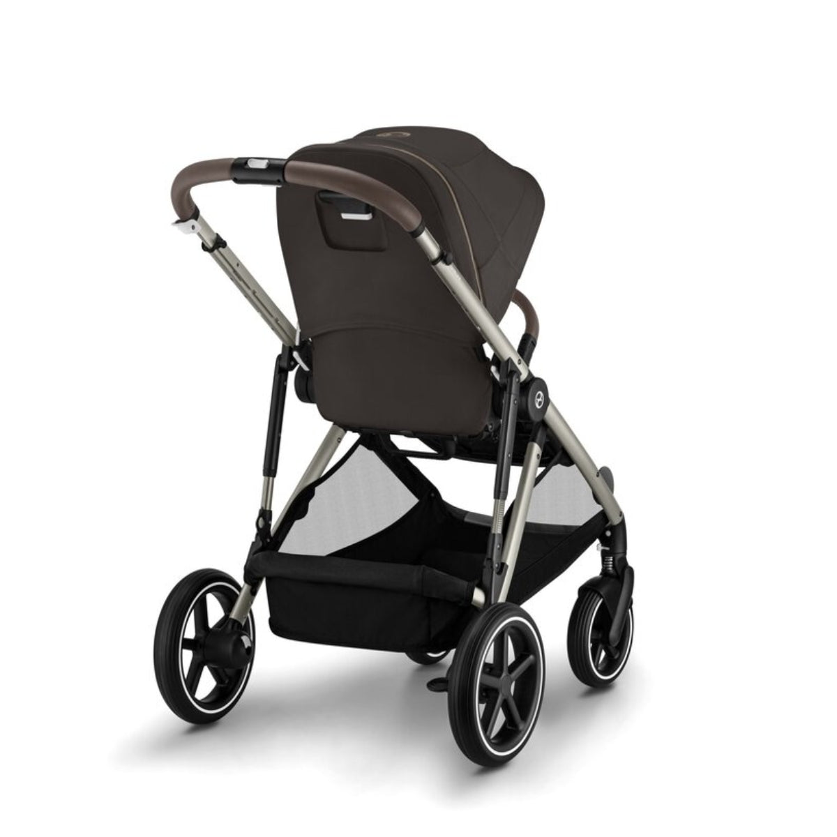 Cybex Gazelle S Single-to-Double Stroller - Taupe Frame / Chocolate Brown on Luna Baby Store Miami