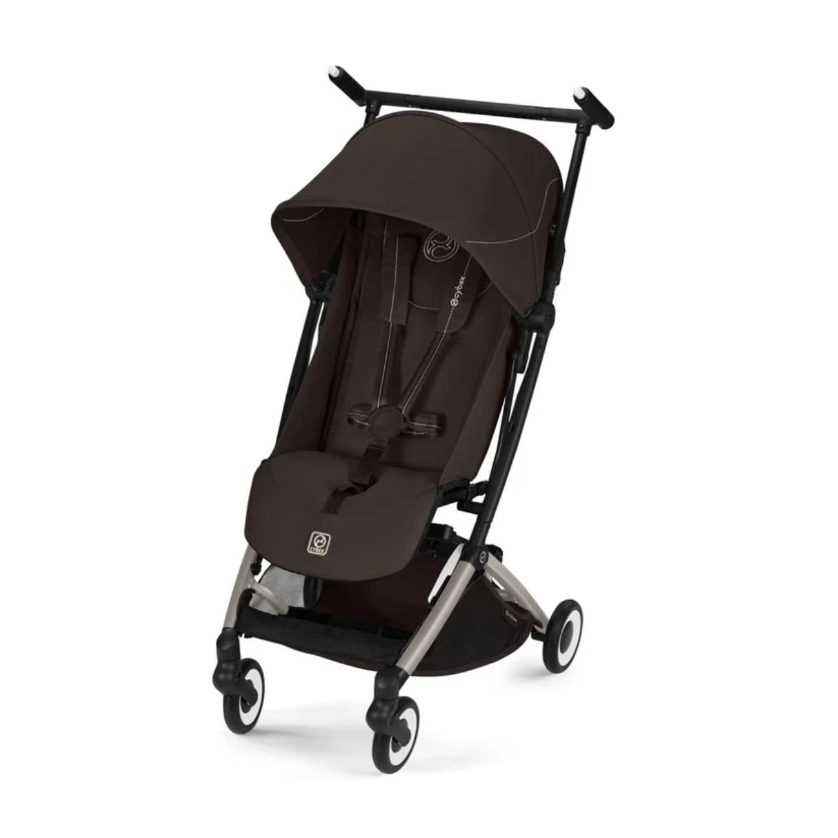 Cybex Libelle Ultra Compact Stroller - Taupe Frame/Chocolate Brown
