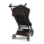 Cybex Libelle Ultra Compact Stroller - Taupe Frame/Chocolate Brown on Luna Baby Store Miami