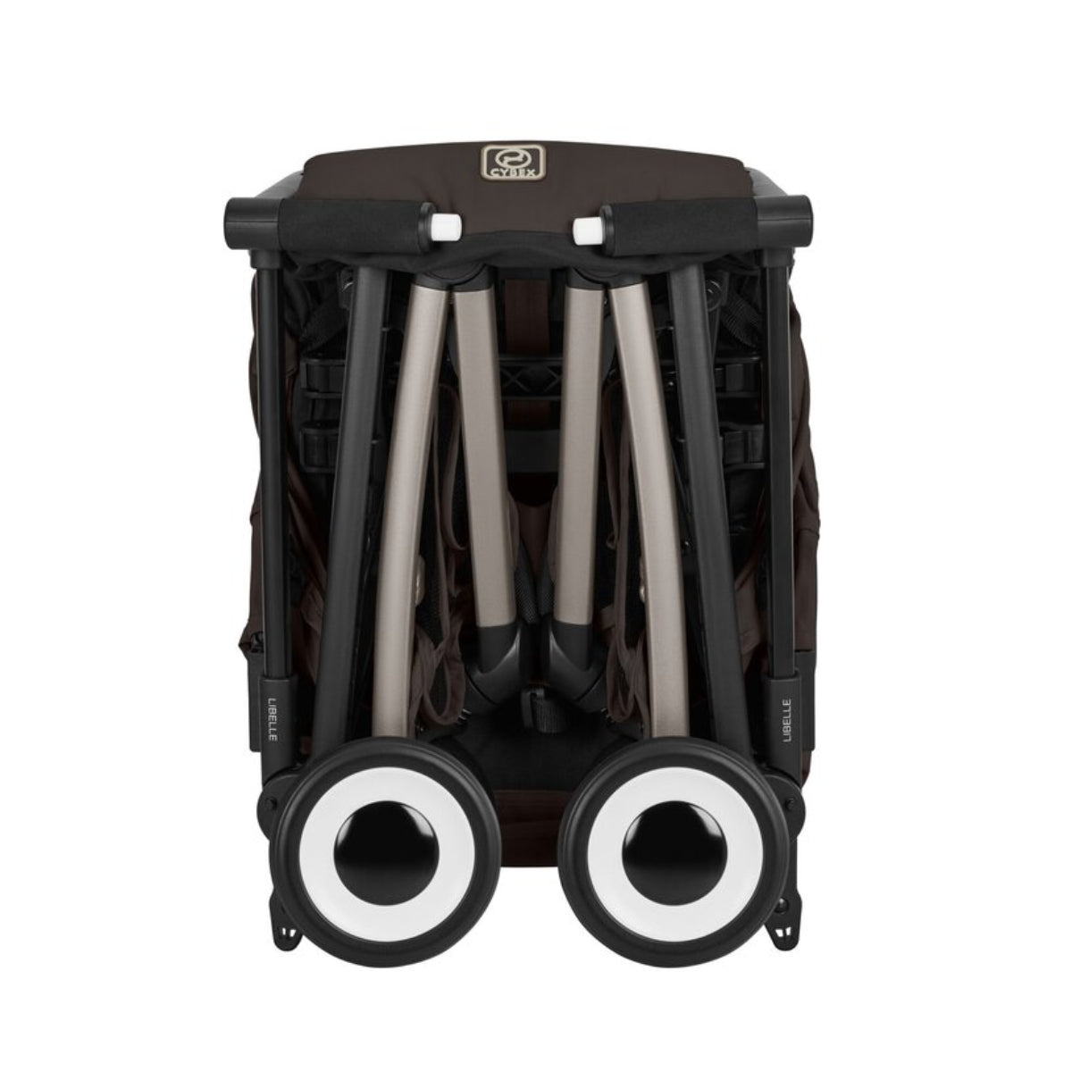 Cybex Libelle Ultra Compact Stroller - Taupe Frame/Chocolate Brown