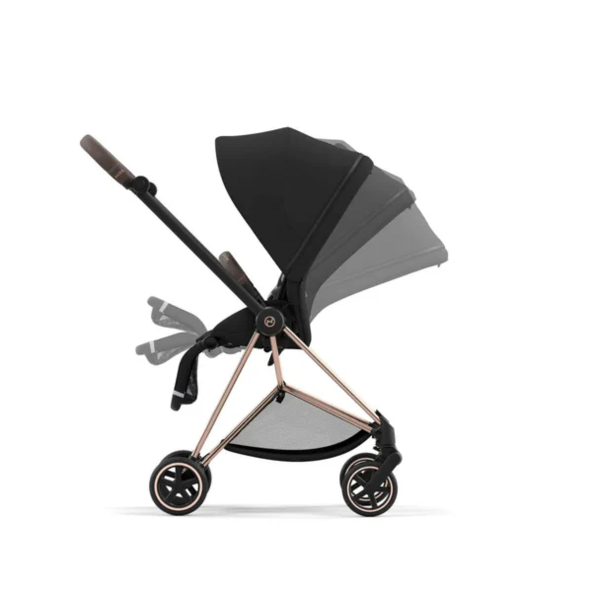 Cybex Mios 3 Stroller (One Box) - Rose Gold / Brown / Deep Black