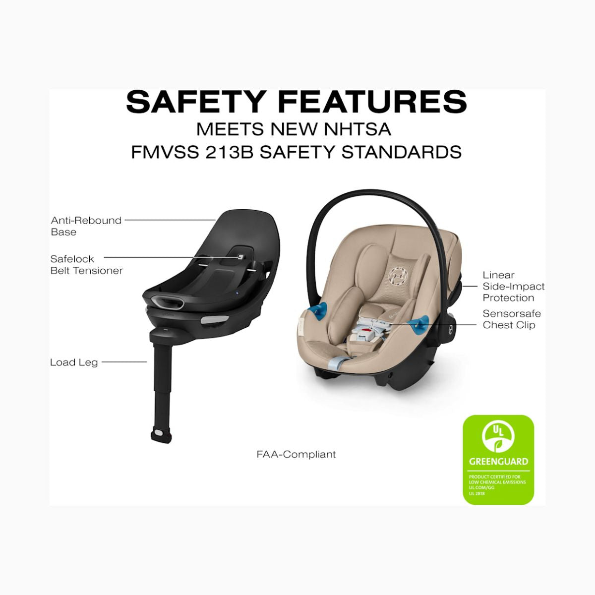 Cybex Aton G2 Swivel with Load Leg Base - Almond Beige