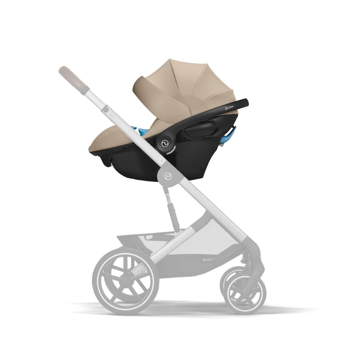 Cybex Aton G2 with Load Leg Base - Almond Beige on Luna Baby Store Miami