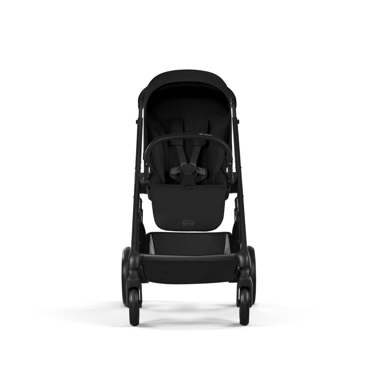Carrinho De Bebê Cybex Balios S Lux Moon Black (Black Frame) - Travel System Ready for Everyday Flexibility