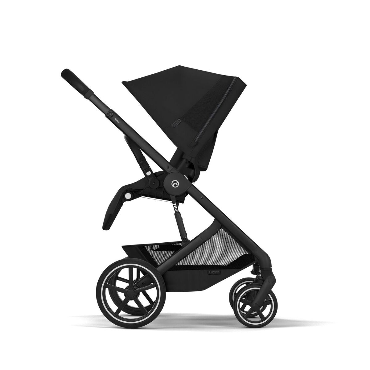 Cybex Balios S Lux Stroller - Black Frame / Moon Black on Luna Baby Store Miami