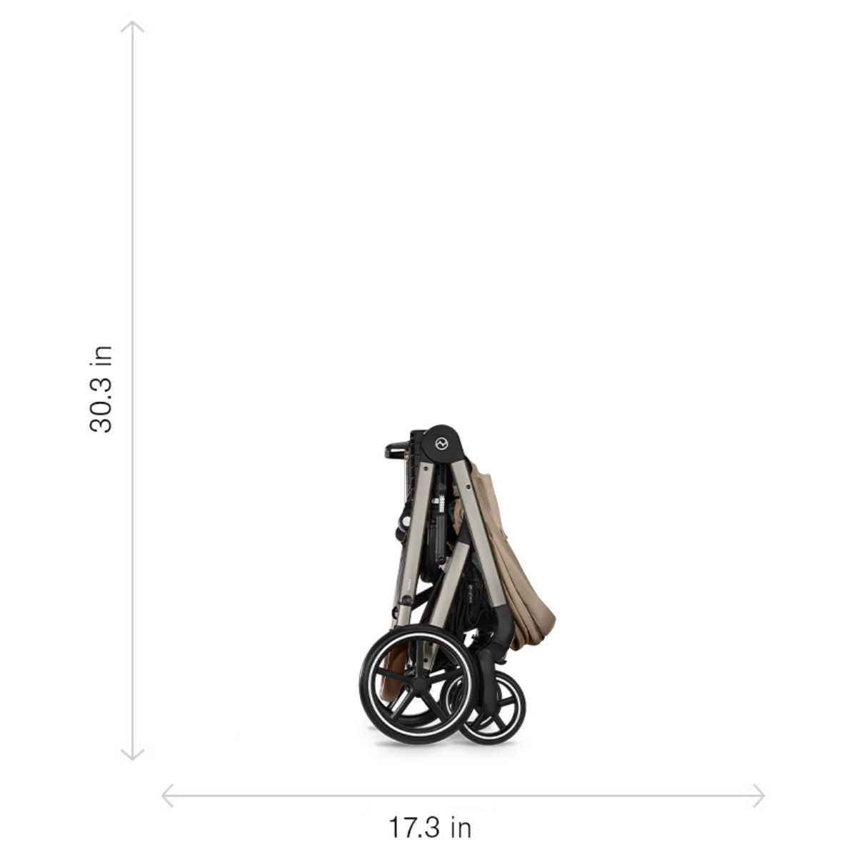Cybex Balios S Lux Stroller - Silver Frame / Stone Grey