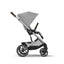 Cybex Balios S Lux Stroller - Silver Frame / Stone Grey on Luna Baby Store Miami
