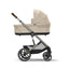 Cybex Balios S Lux Stroller - Taupe Frame / Almond Beige on Luna Baby Store Miami